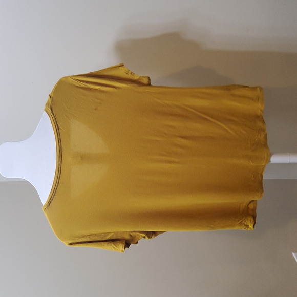 Aeropostale Seriously Soft Perfect V Neck Tee Size XL Gold - Picture 6 of 6